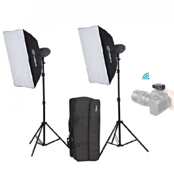 Набір студійного світла Visico VL-200 Softbox KIT